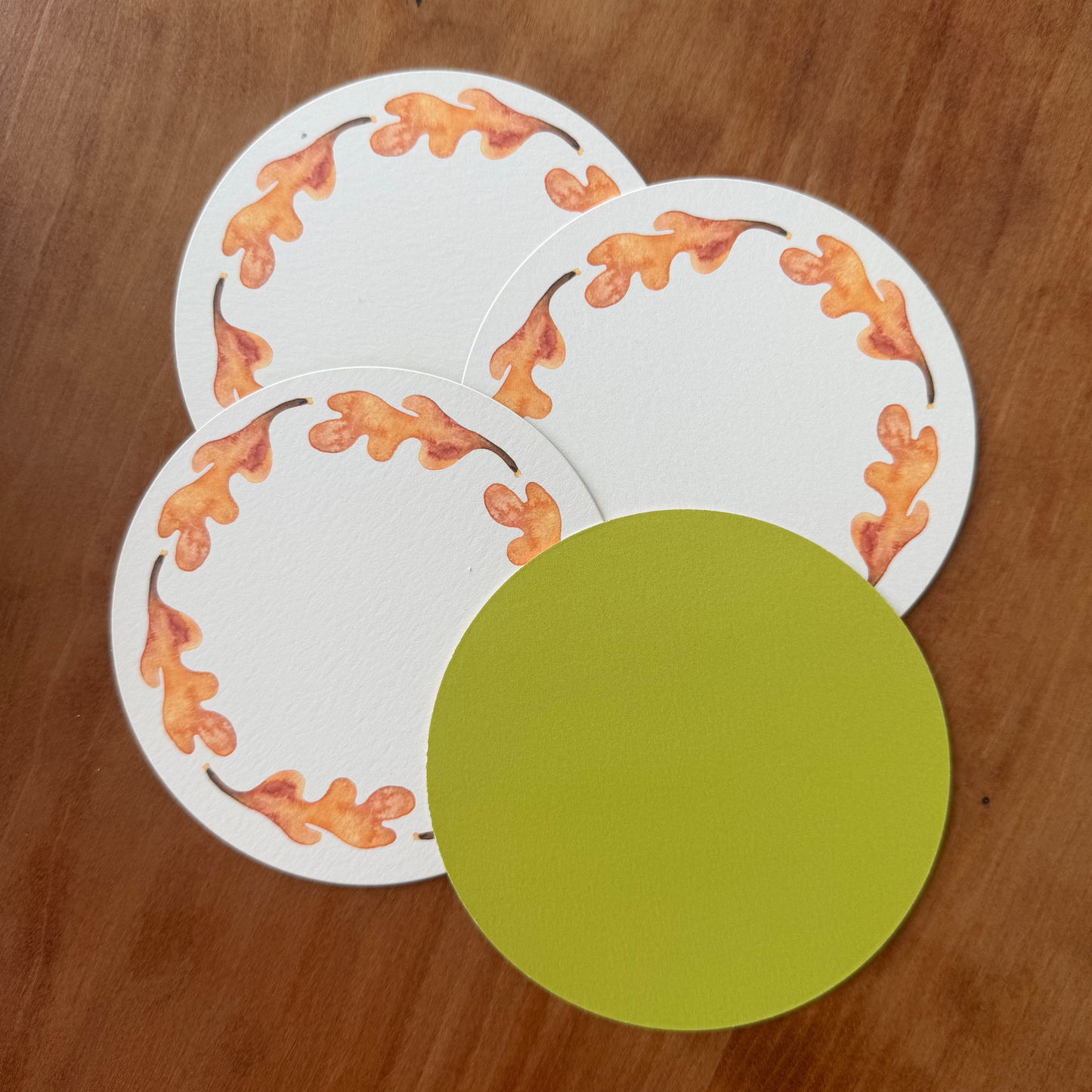 Falling Leaves Place Cards